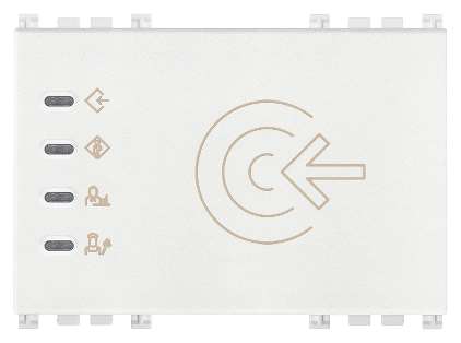 Vimar Arké - Lecteur transponder extérieur KNX (Blanc)