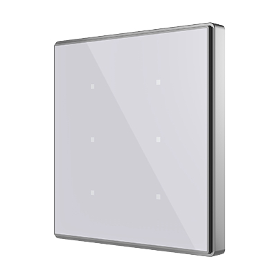Zennio Square TMD 6 (Zilver)