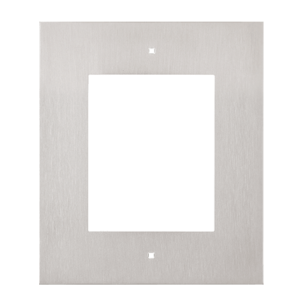 Zennio GetFace IP - Inbouw Installatieframe - 1 Module (RVS)