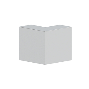 GGK Micro-BRA - 65x130/45, DUO Buitenhoek, 90° (Geanodiseerd aluminium) - VPE=1