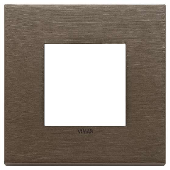 Vimar Eikon Exé - Afdekraam 2M (Geborsteld metaal - Donker brons)