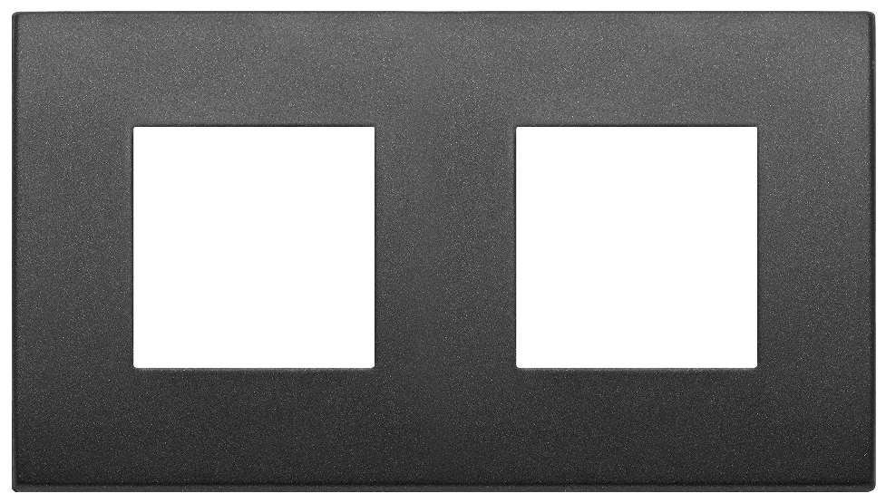 Vimar Arké Classic - Metal-Color 4M - 2+2x71 (Metaal - Mat grafiet)