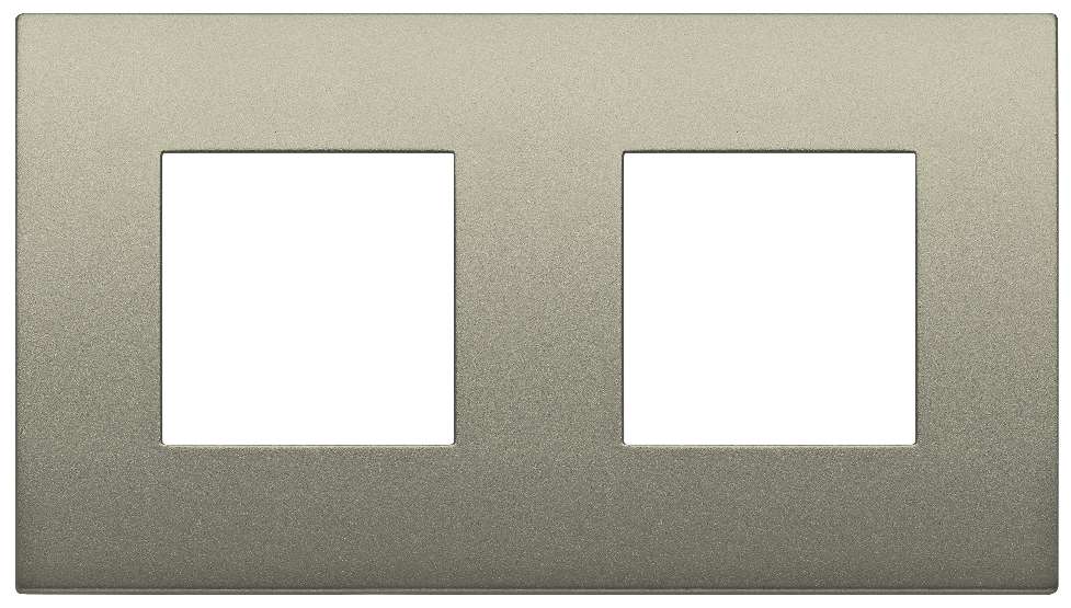 Vimar Arké Classic - Metal-Color 4M - 2+2x71 (Metaal - Mat champagne)