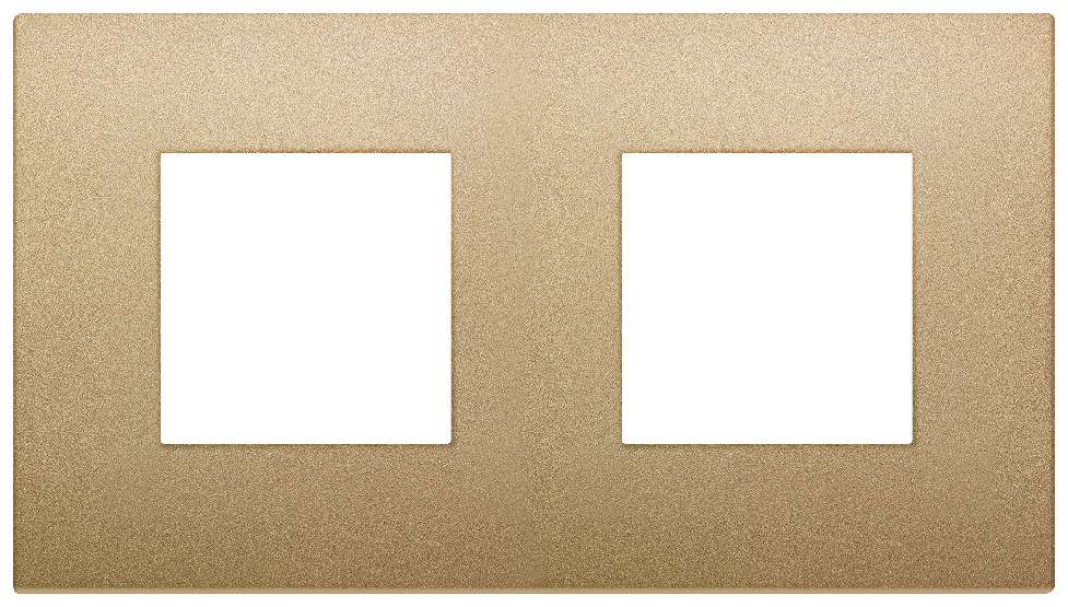 Vimar Arké Classic - Color-Tech 4M - 2+2x71 (Technopolymeer - Mat goud)