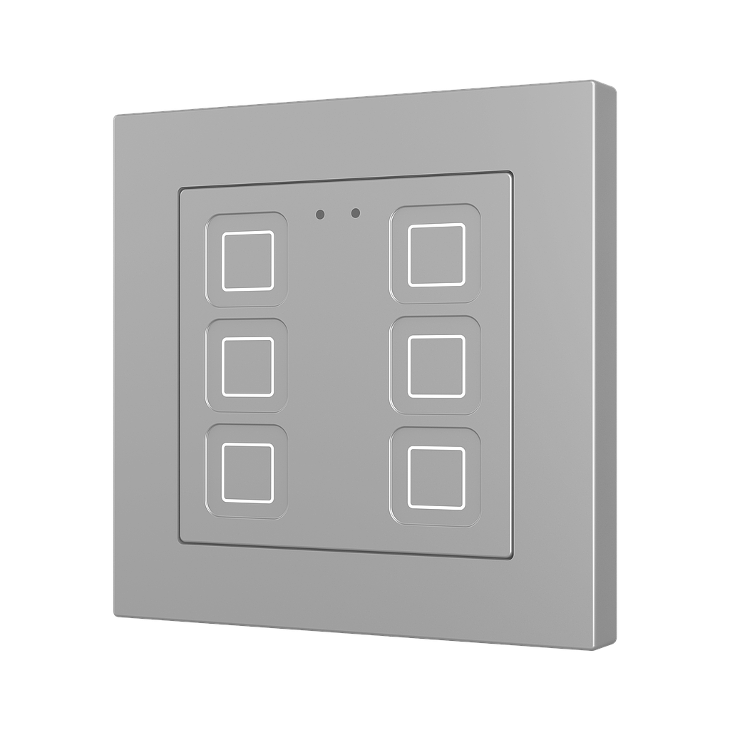 Zennio Tecla 55 X6 (Zilver)