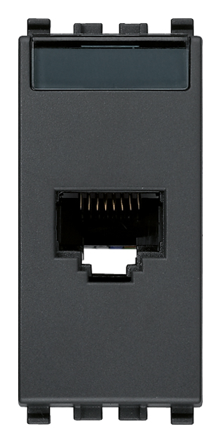 Vimar Arké - Prise RJ45 Cat6A Netsafe UTP (Gris)