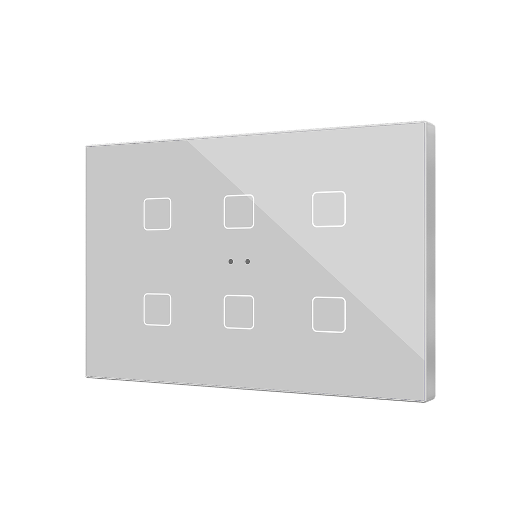 Zennio Flat XL X6 (Zilver)