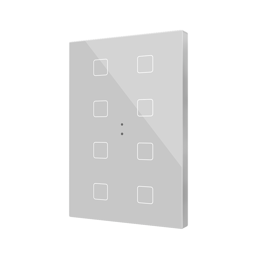 Zennio Flat XL X8 (Zilver)