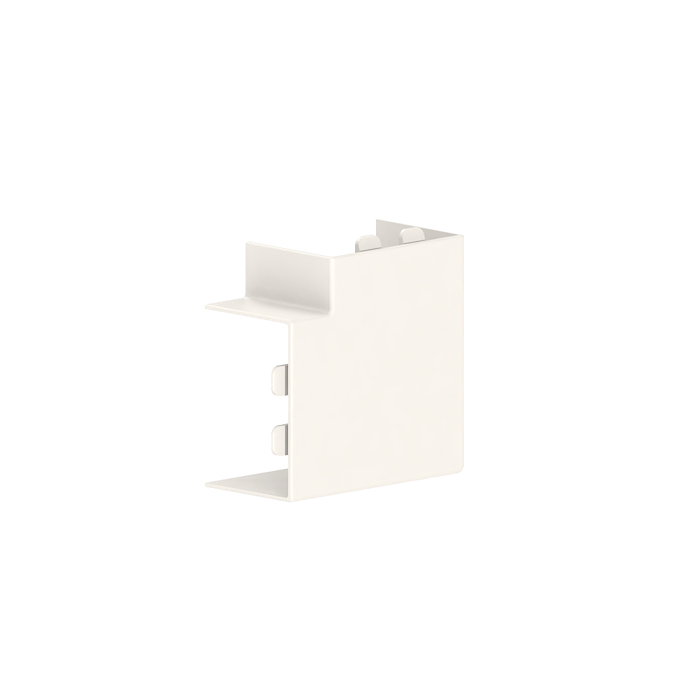 GGK LFG - 25x40, Vlakke hoek (RAL 9001 - Crèmewit) - VPE=4