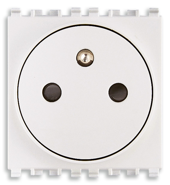 Vimar Eikon Exé - 2P+E 16A Prise SICURY (blanc)