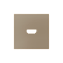 Zennio ZS55 - HDMI centraalplaat (Champagne) - VPE=10