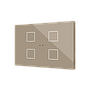 Zennio Flat XL X4 (Champagne)
